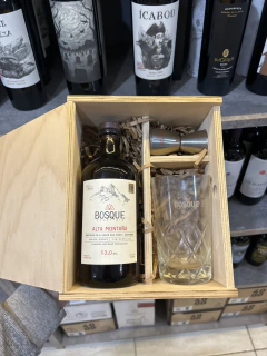 BOX BOSQUE GIN ALTA MONTAÑA JIGGER VASO - comprar online