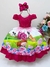 Vestido Infantil Fazendinha Pink
