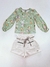 Conjunto Infantil Blusa ML Bichinhos Costura e Shorts - KUKIÊ 79353 - Princesinha Yasmin