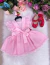 Vestido/Romper Cerejinha Rosa - Princesinha Yasmin