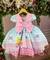 Vestido Infantil Galinha Pintadinha Rosa E Azul na internet