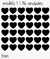 Imagen de PACK DE CORAZONES EN VINILO DE CORTE