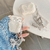 Cute Butterfly Soft Clear Case para Airpods, 3D Case, Pendant Pearl Chain, Acess na internet