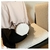 Bolsa concha de veludo ombro - comprar online