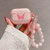 Cute Butterfly Soft Clear Case para Airpods, 3D Case, Pendant Pearl Chain, Acess na internet