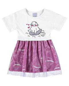 Vestido Foquinha Malwee na internet