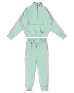 Conjunto Moletom com Faixas Candy Colors - comprar online