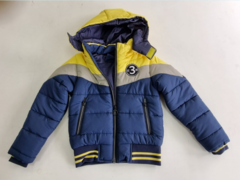 Jaqueta Puffer Recortes e Punho - comprar online