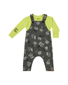 Conjunto Jardineira Fly High na internet