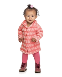Conjunto Casaco em Pêlo e Legging
