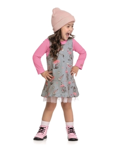 Vestido Ballet + camiseta manga longa