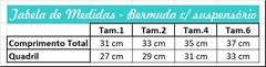 Bermuda de Sarja com Suspensório na internet