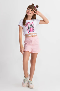Conjunto Cropped strappy / short