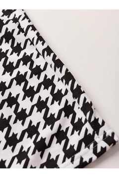 Jardineira Pied Poule Pantacourt + Camiseta - loja online
