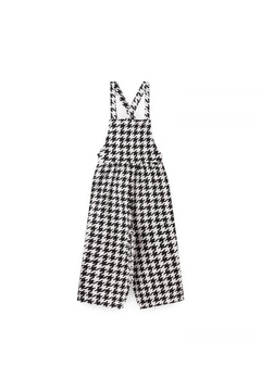 Jardineira Pied Poule Pantacourt + Camiseta - Malta