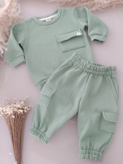 Conjunto Moletom Ravi Verde Menta