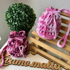 Bolsa Saquinho de Crochê
