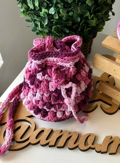 Bolsa Saquinho de Crochê na internet