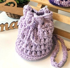 Bolsa Saquinho de Crochê