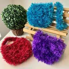 Bolsa FruFru de Crochê