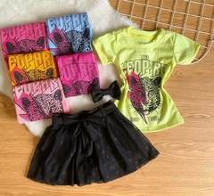 T-shirt Canelada Leopardo