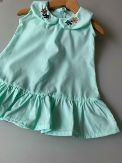 Vestido Trapézio Peter Pan