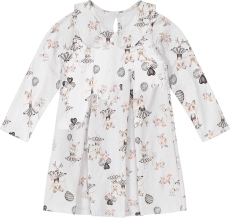 Vestido Carinhoso Manga Longa Coelhinha Bailarina