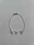 PULSEIRA INFANTIL 3 ZIRCONIAS PENDURADA 1X1 14CM - comprar online