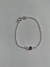PULSEIRAS INFANTIL 1 ZIRCONIAS VERMELHA ELO PORTUGUES 14CM - comprar online