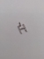 PINGENTE LETRA "H"