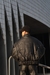 Bomber jacket synthetic leather with slats on internet
