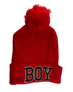 Gorro de lana Boy rojo