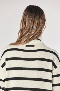 Poleron black and white - comprar online
