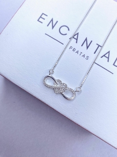 Colar Infinito Coração Entrelaçado - comprar online