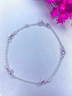 Pulseira Ponto de Luz Rosa na internet