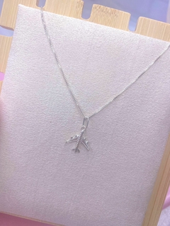 Colar Feminino Pingente Avião - comprar online