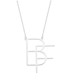 Colar Letrão Duplo Sobreposto Personalizado