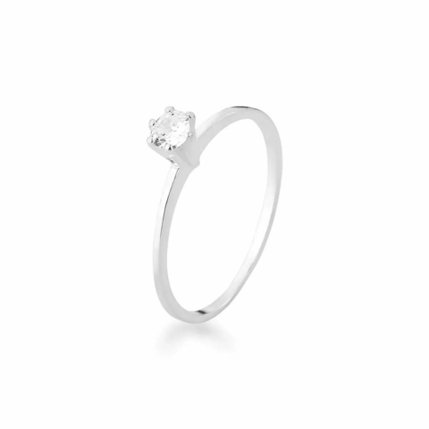 Anel Solitário Simples - comprar online