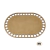 Base para crochê oval em mdf - comprar online
