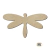Libélula aberta de 5 a 20 cm de largura em mdf ref BRB21 - comprar online