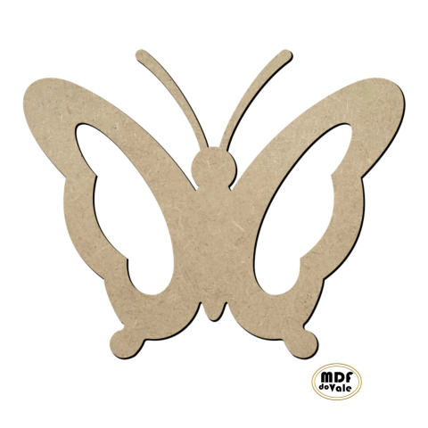 Borboleta aberta de 5 a 20 cm de largura em mdf ref BRB31 - comprar online