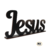 Jesus com base decoração de mesa em preto