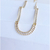 Choker Riviera Baquete Eloá - Banhado A Ouro 18K