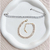 Pulseira Riviera Baquete Cristal - Banhado A Ouro 18K na internet