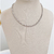 Corrente Corda - Banhado a Ródio Branco - comprar online