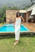 Vestido Midi de Linho Bordado na internet