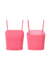 Top Cropped com Alças Reguláveis e Forro de Linho Rosa - comprar online