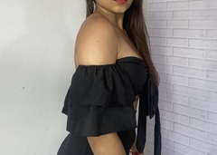 Cropped Lily preto - mavy
