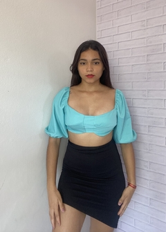 Cropped Ayla azul