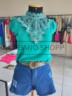 Blusa Tifany Renda Frontal (Tam M) US565 - comprar online